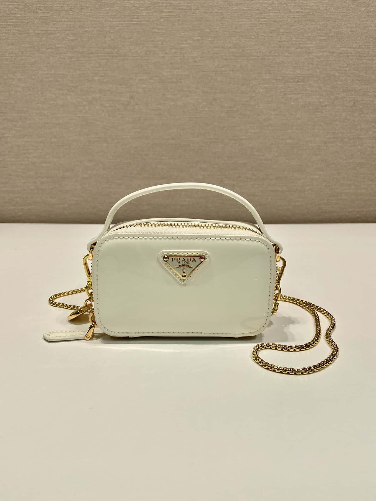 PRADA   mini straddle bag