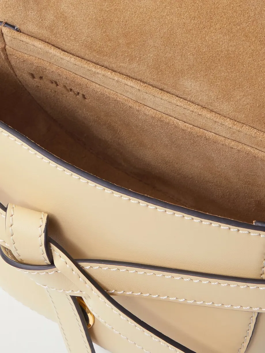 Gate Dual mini leather shoulder bag