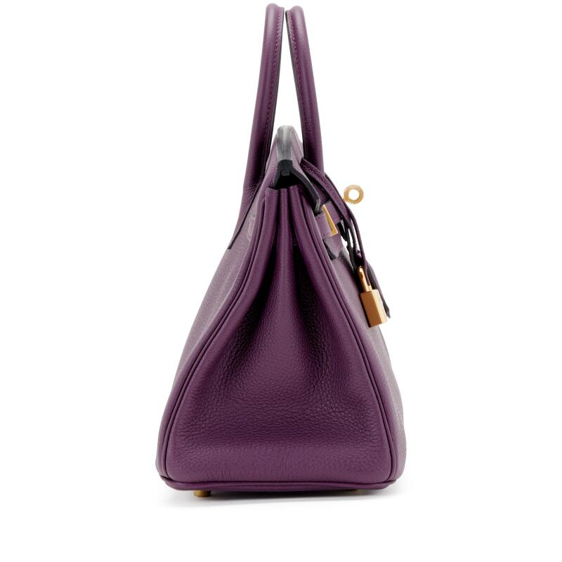 Cassis Togo Birkin 25 Gold Hardware