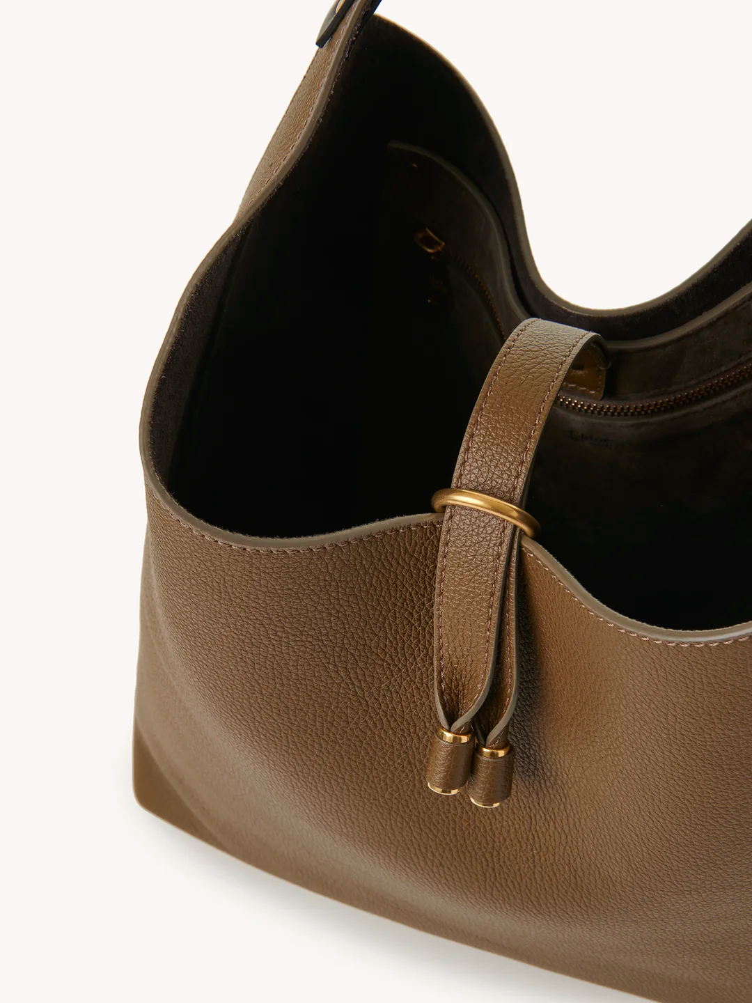 MARCIE HOBO BAG IN GRAINED LEATHER