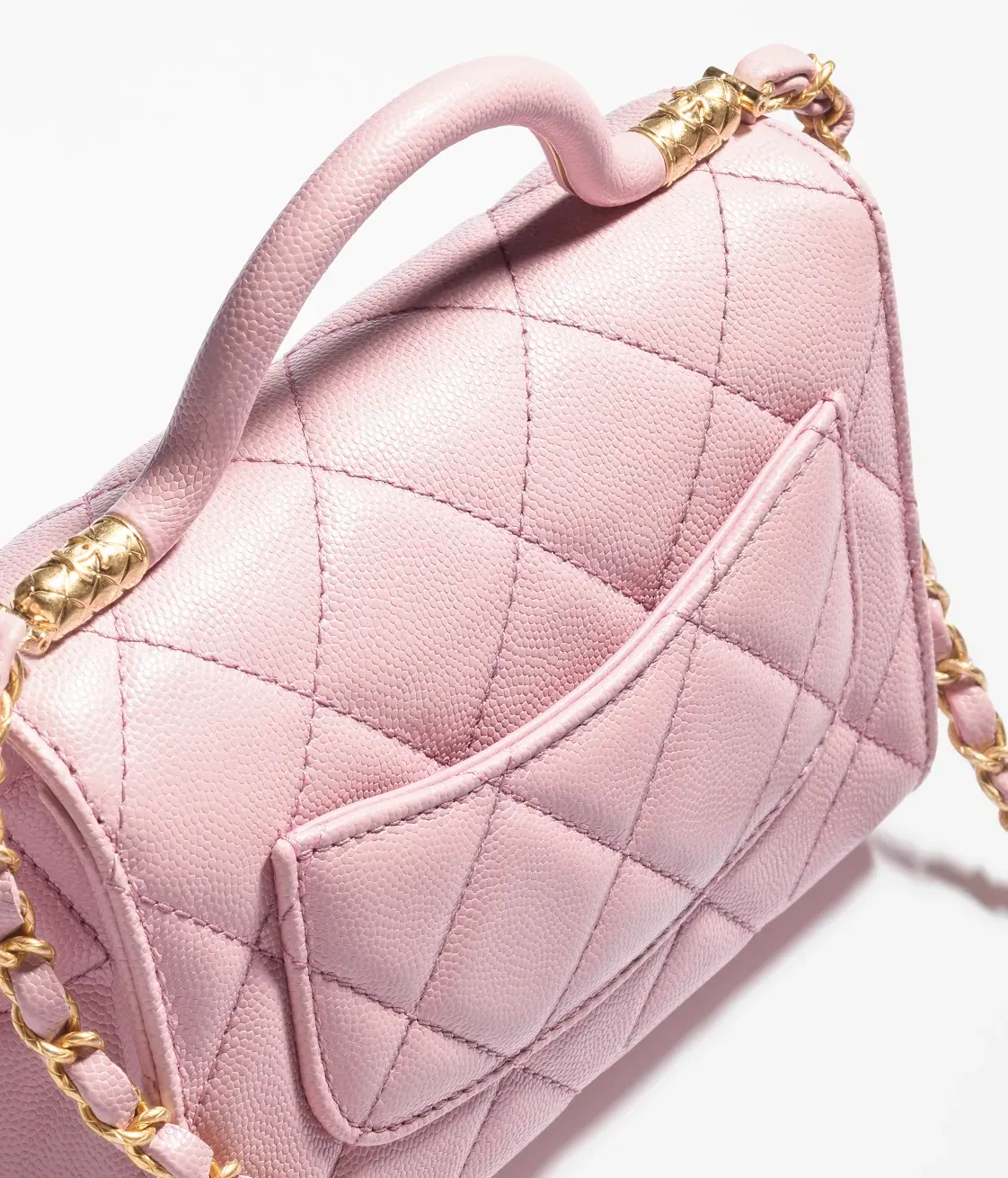 MINI FLAP BAG WITH TOP HANDLE