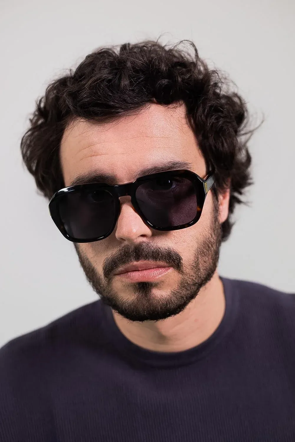 Dunhill classic chunky havana grey sunglasses