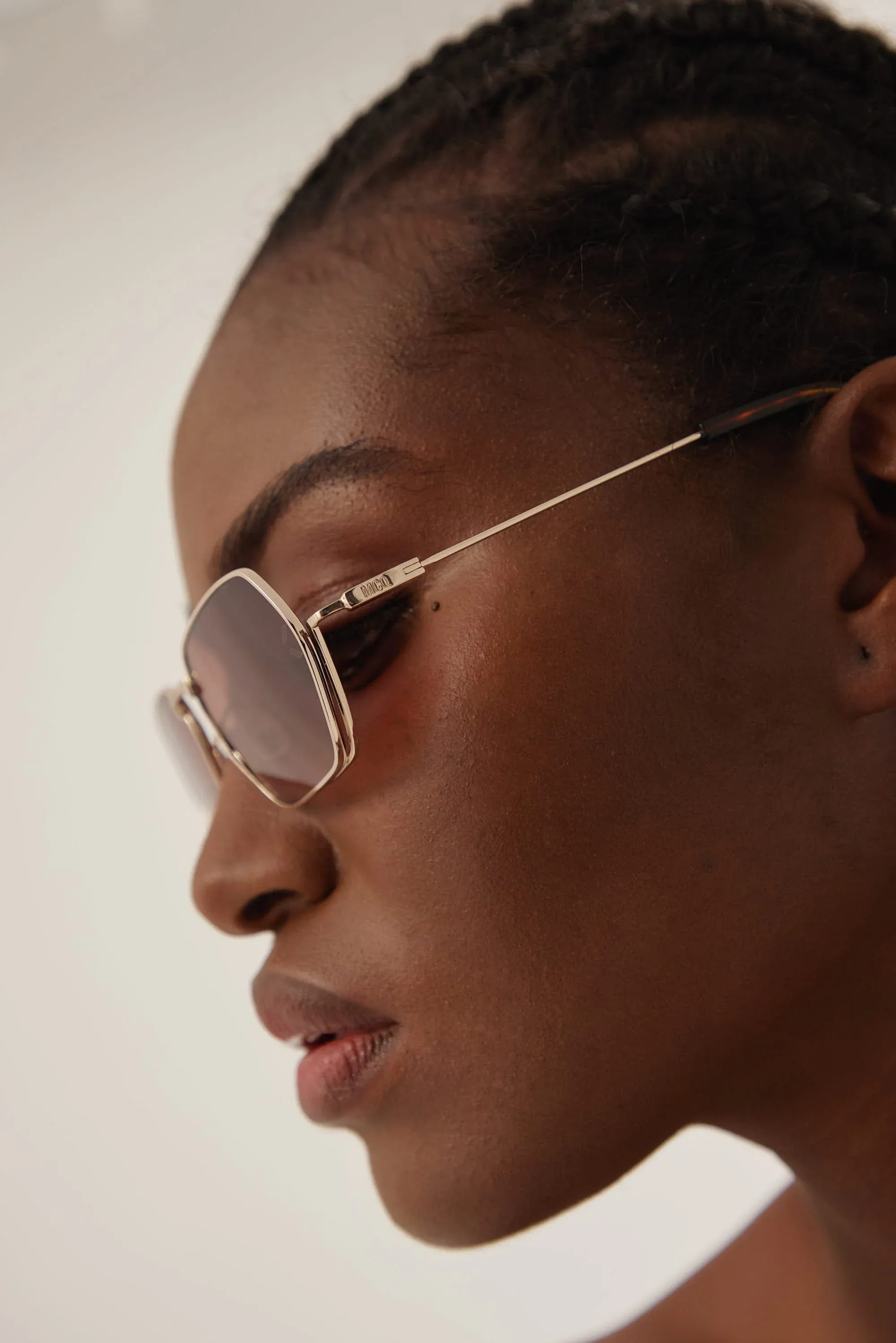 MCQ metal geometrical sunglasses