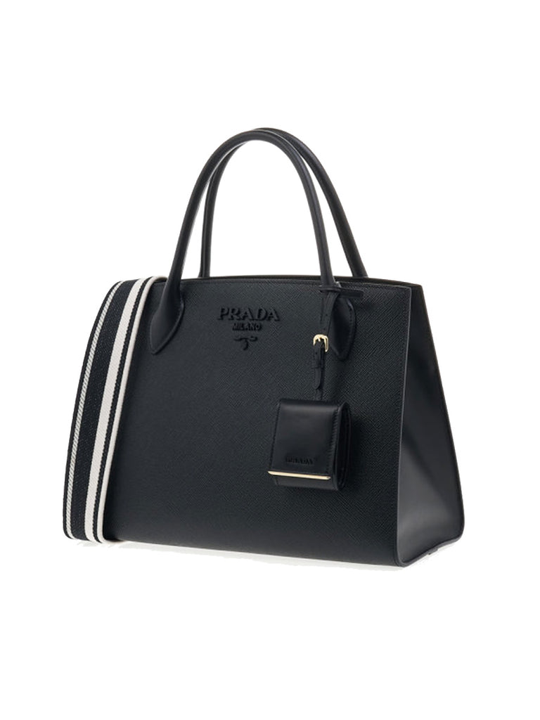 Prada Monochrome Medium Saffiano Bag
