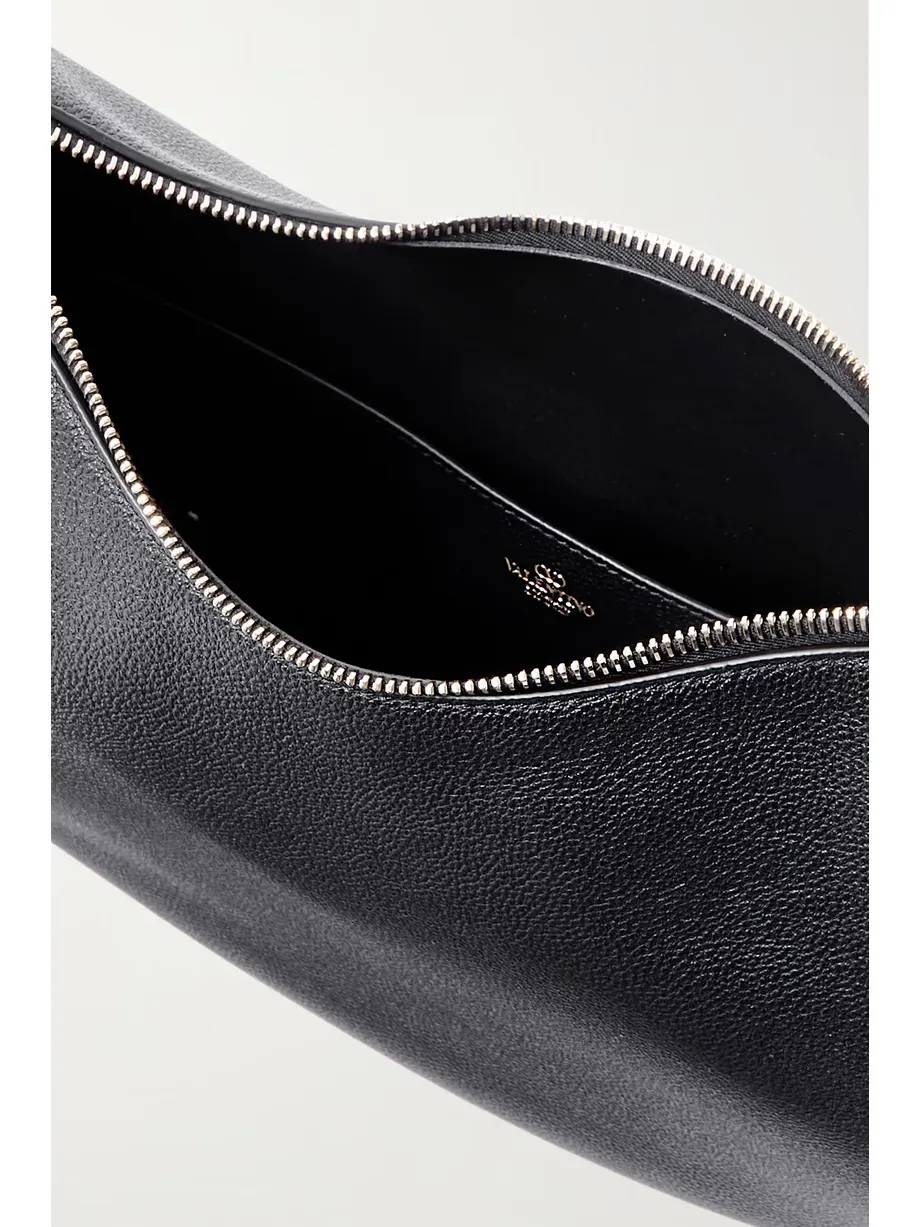 Rockstud medium textured-leather shoulder bag