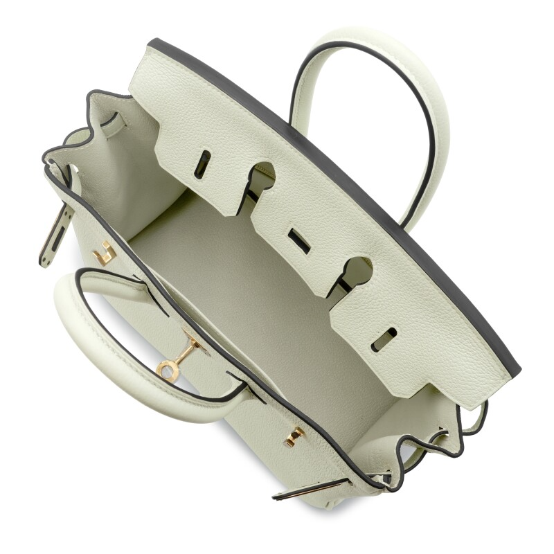 Gris Neve Togo Birkin 25 Gold Hardware