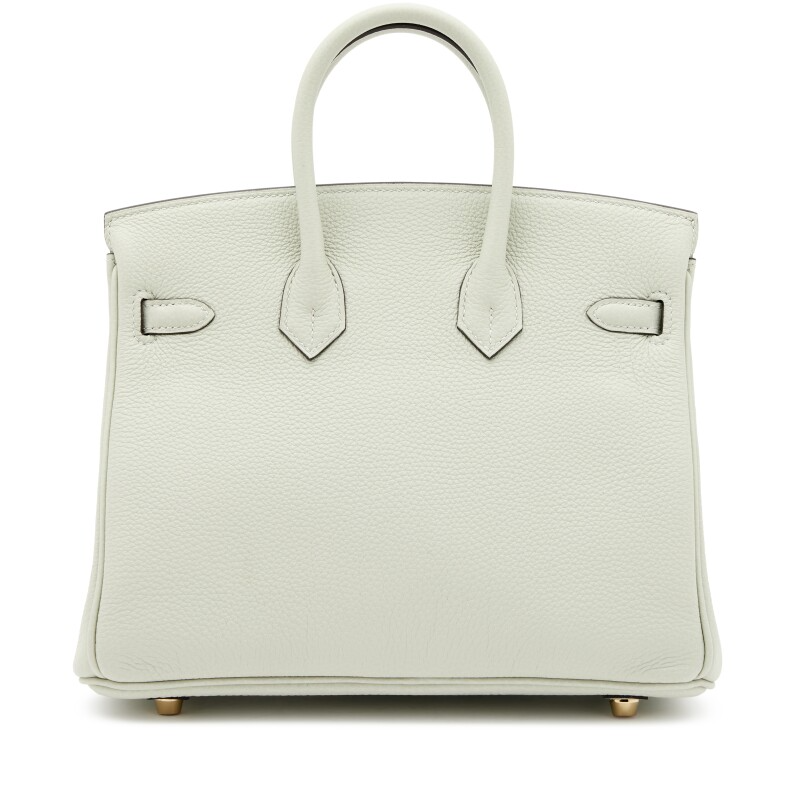 Gris Neve Togo Birkin 25 Gold Hardware