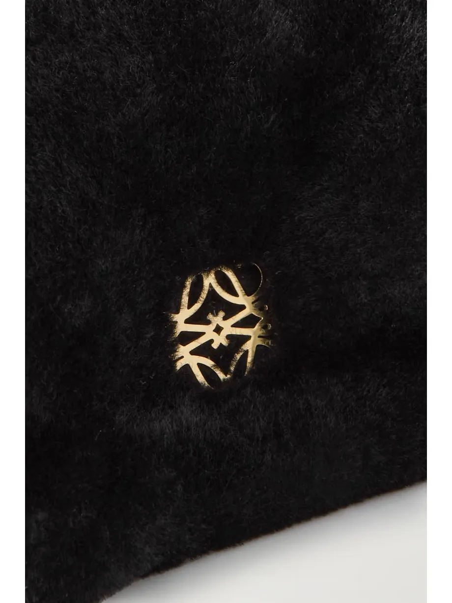 Goya Puffer mini shearling shoulder bag