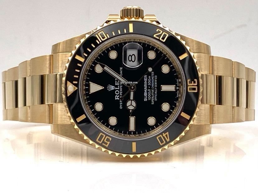 Submariner Date 41mm Black Dial Yellow Gold 126618LN Unworn 2021