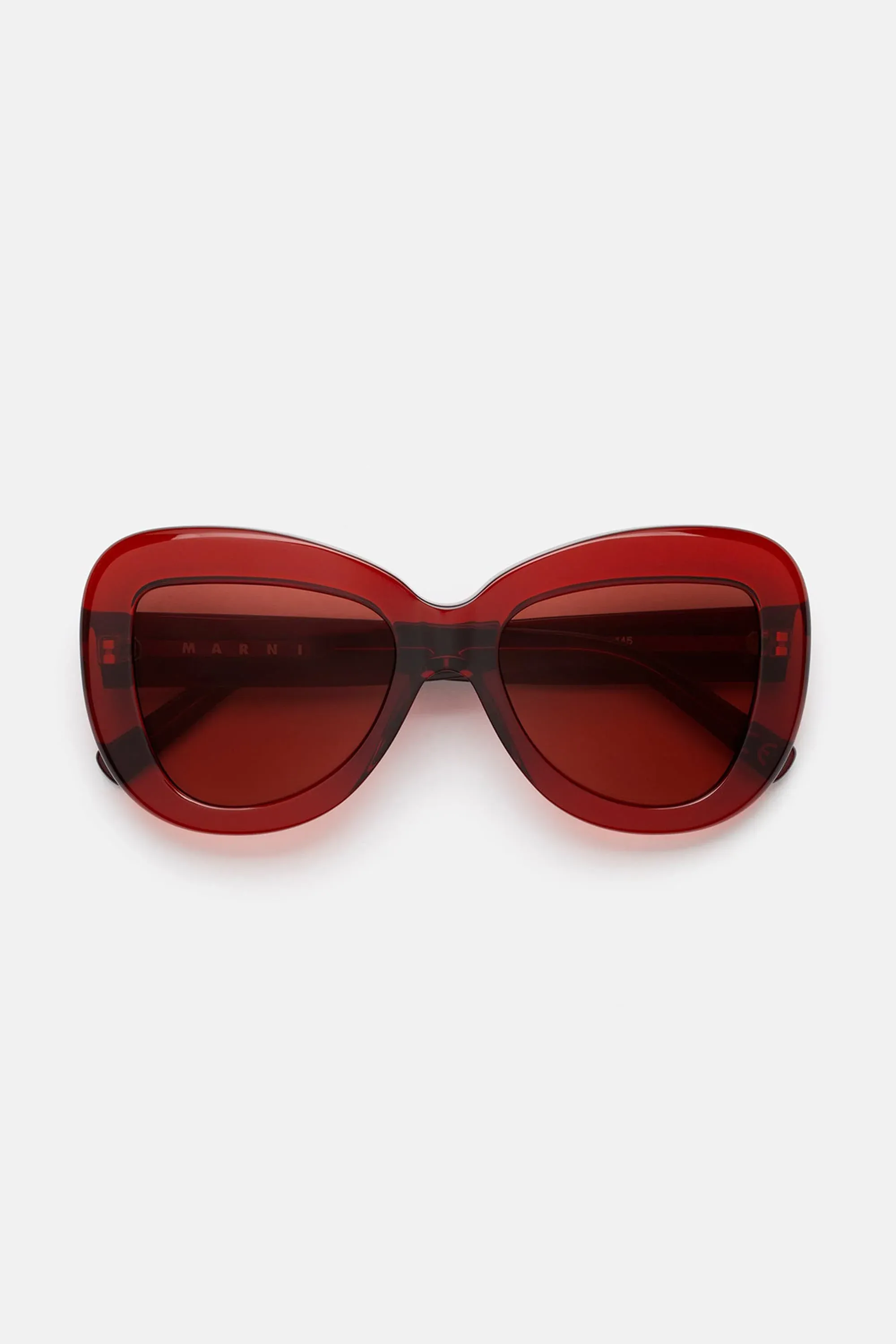Marni butterfly crystal bordeaux sunglasses