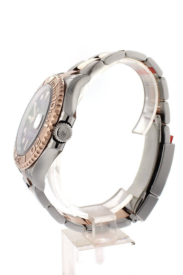 YACHT-MASTER 40 Chocolate Dial 18k Rose Gold Mens Watch 116621