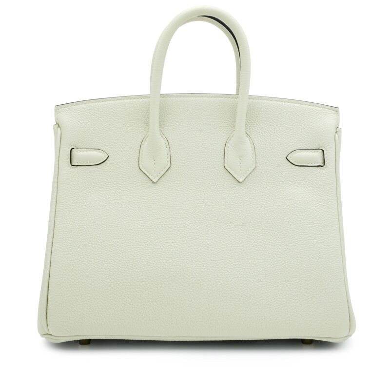 Gris Neve Togo Birkin 25 Gold Hardware