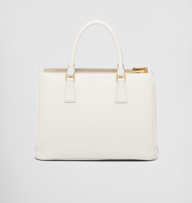 Prada Large Galleria Saffiano leather bag - White