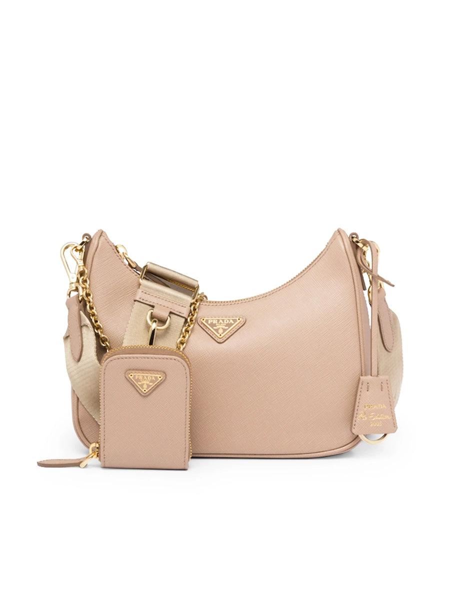Prada Re-Edition 2005 Saffiano leather bag in Beige