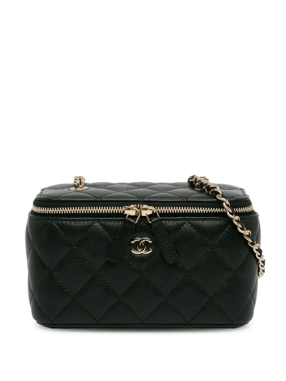 CC Caviar Leather vanity bag