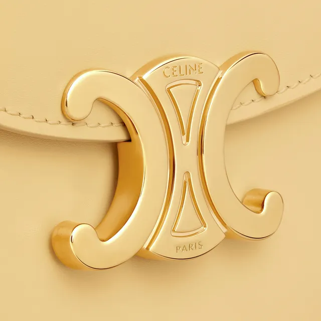 MINI BESACE TRIOMPHE IN SHINY CALFSKIN