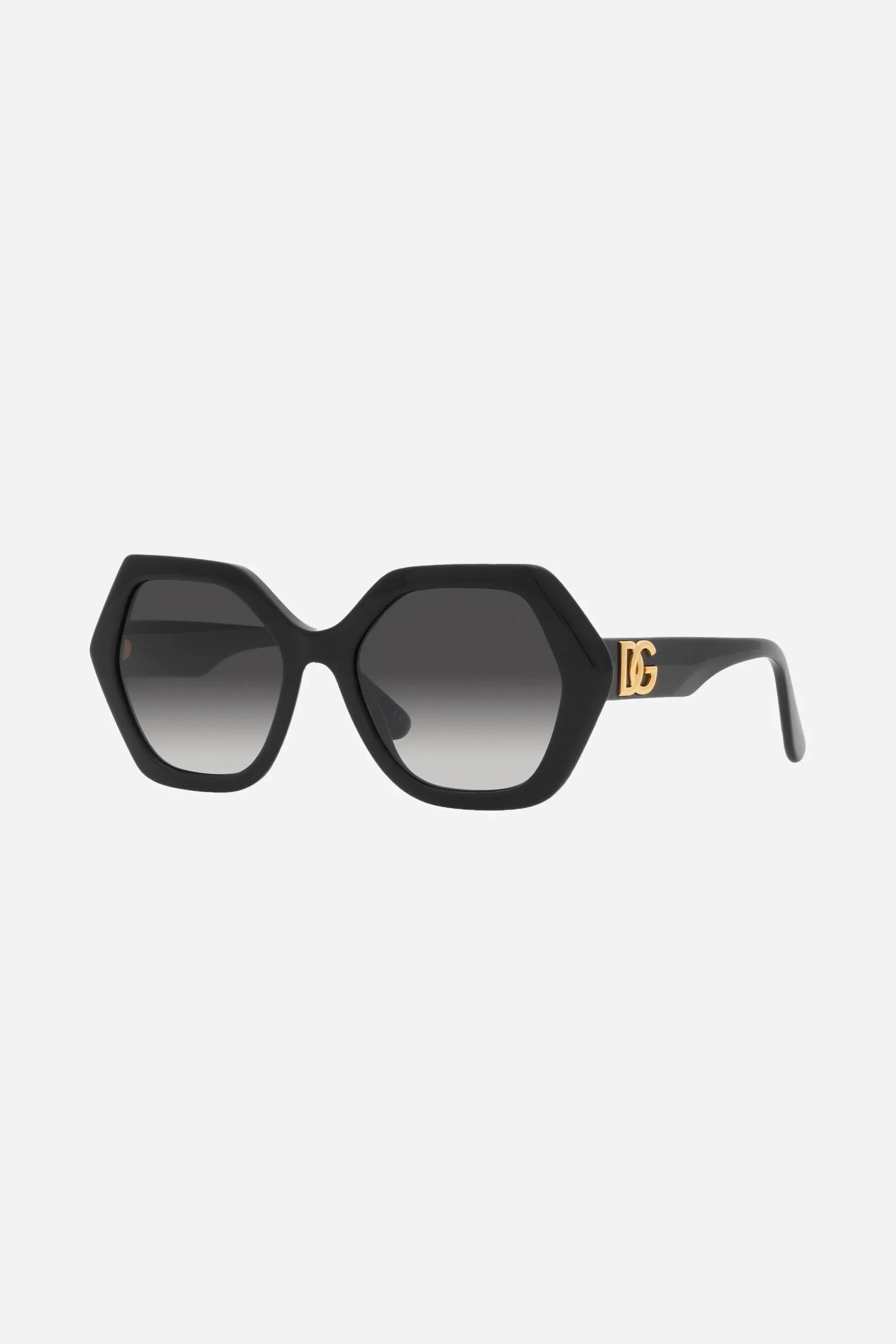 Dolce&Gabbana hexagonal black sunglasses