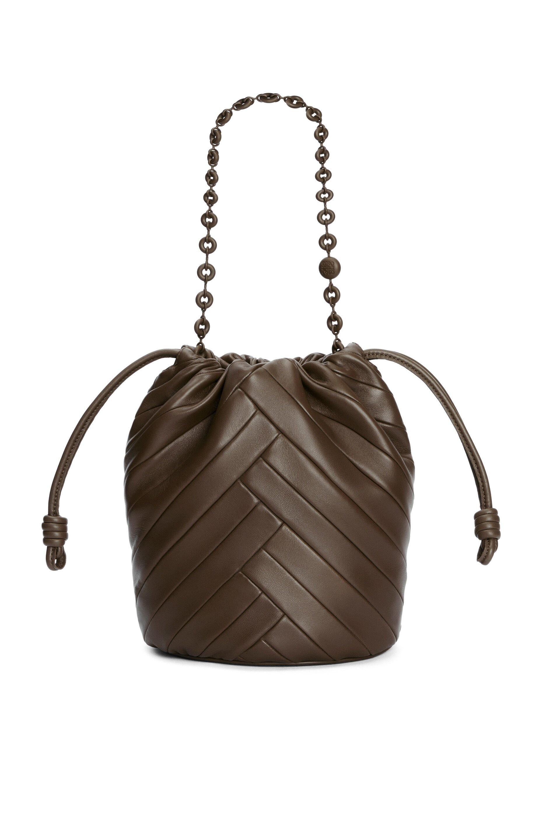 Flamenco Purse Bucket bag in mellow nappa lambskin
