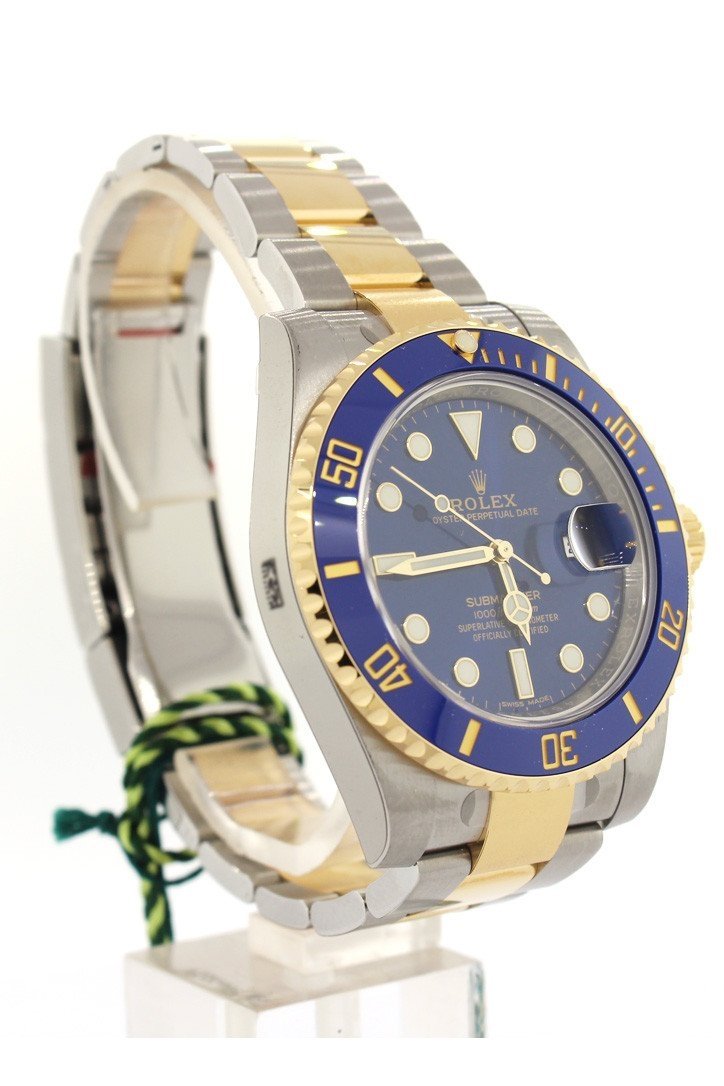 Submariner Date 40 Blue Dial Gold and Steel Watch 116613LB 116613