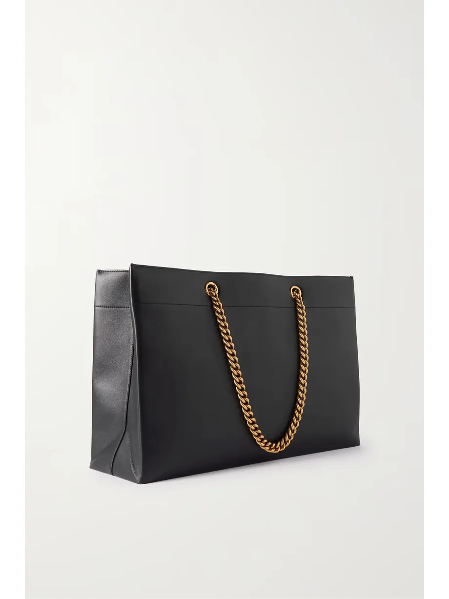 Duty Free large embossed leather tote bag