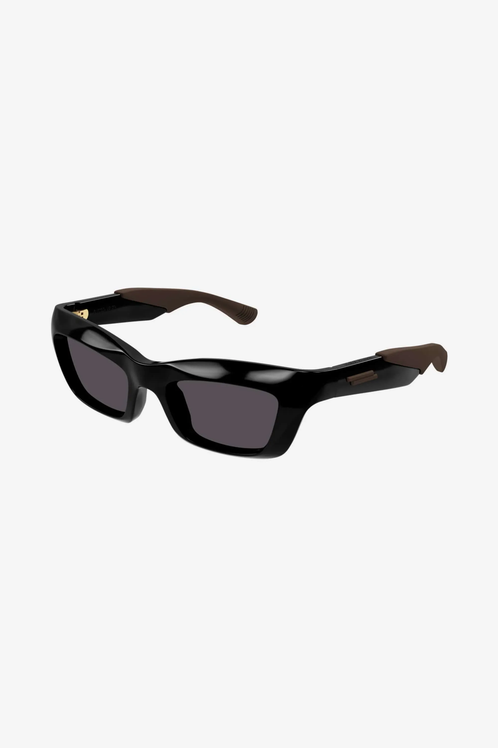 Bottega Veneta wrap squared black sunglasses