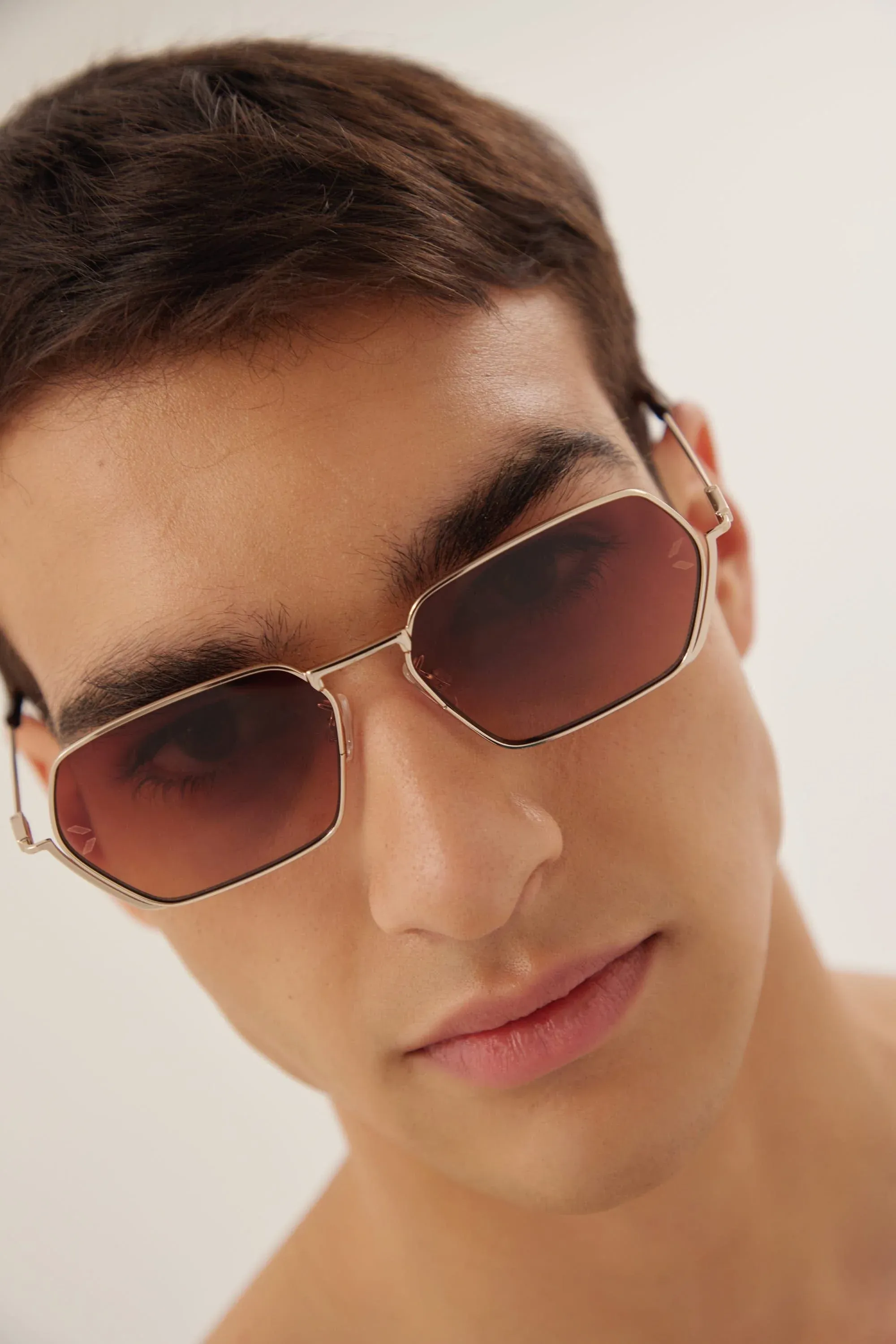 MCQ metal geometrical sunglasses