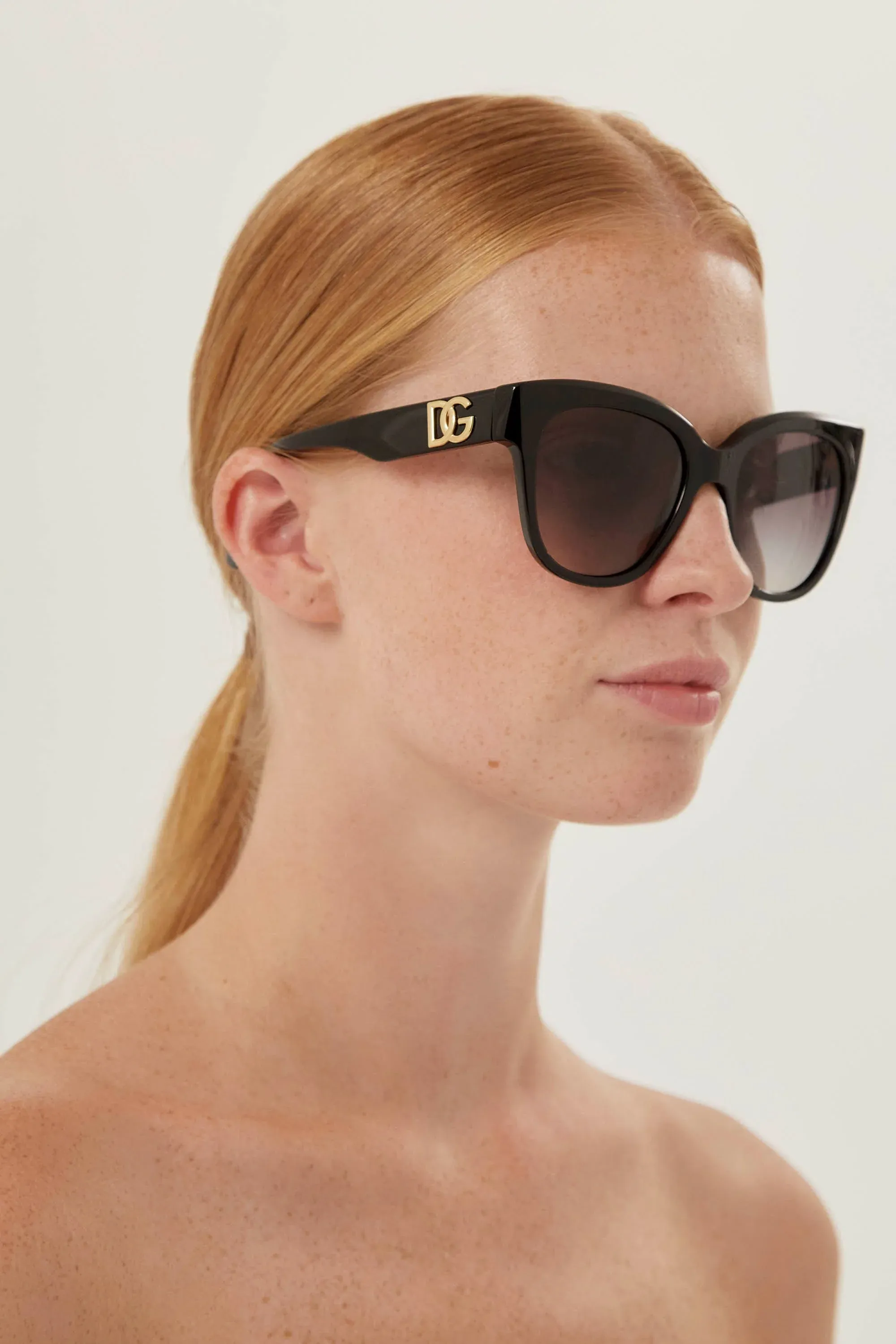 Dolce&Gabbana black cat eye sunglasses