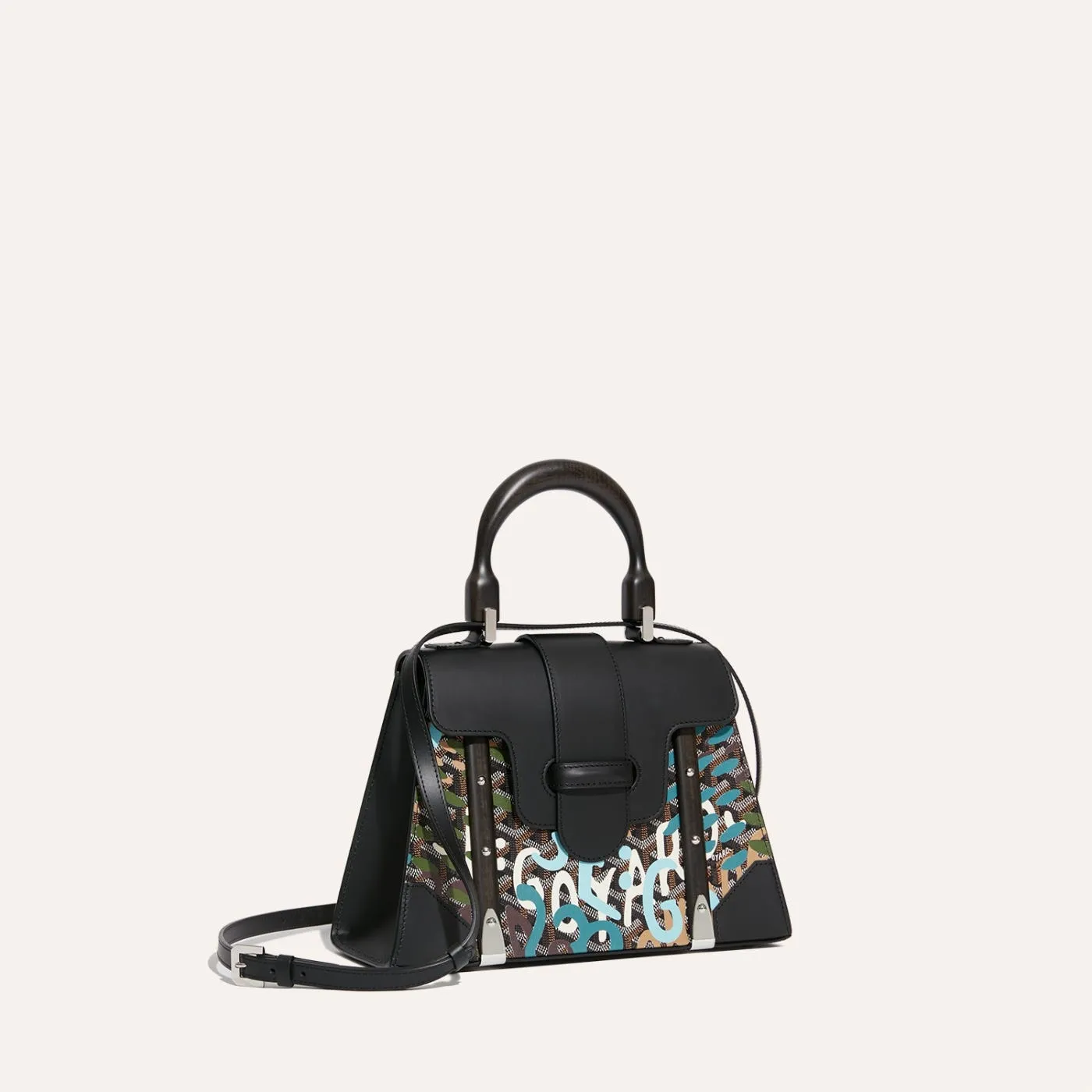 Saïgon Structuré Mini Bag Lettres Camouflage