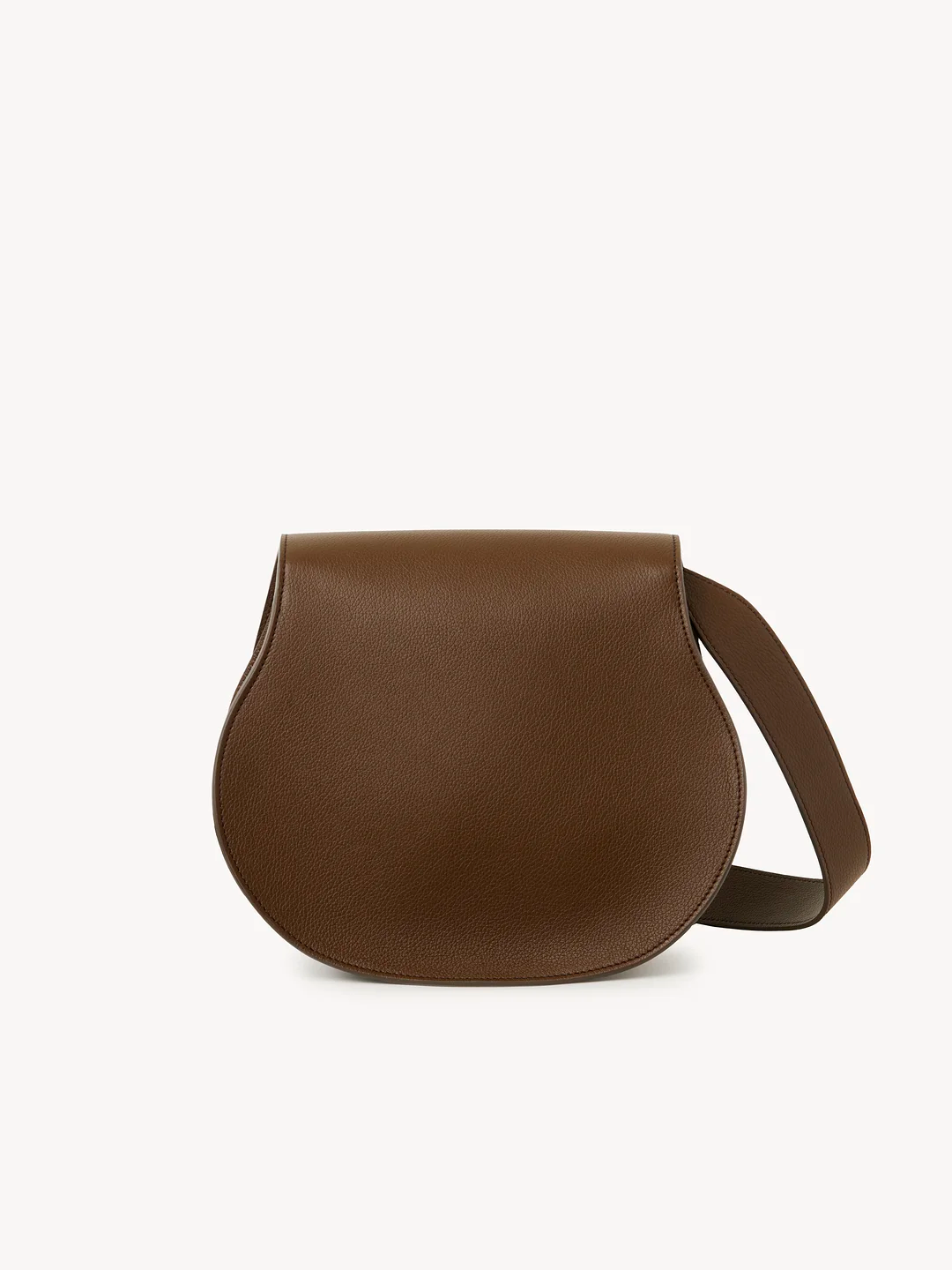 MARCIE SADDLE BAG IN GRAINED LEATHER