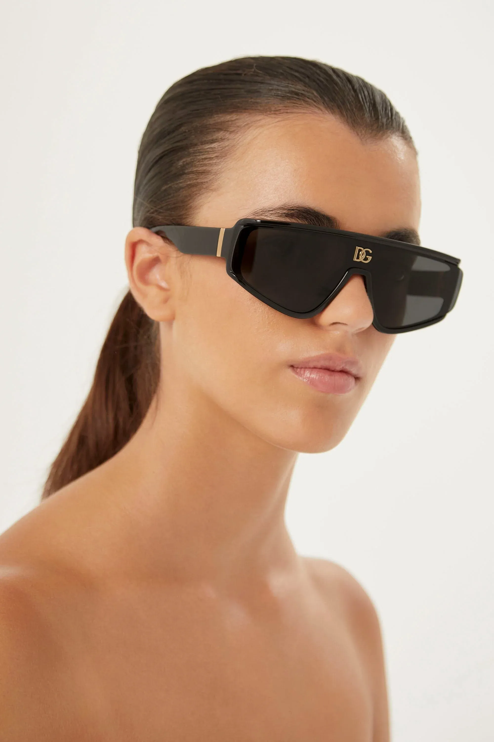 Dolce&Gabbana black mask featuring DG logo