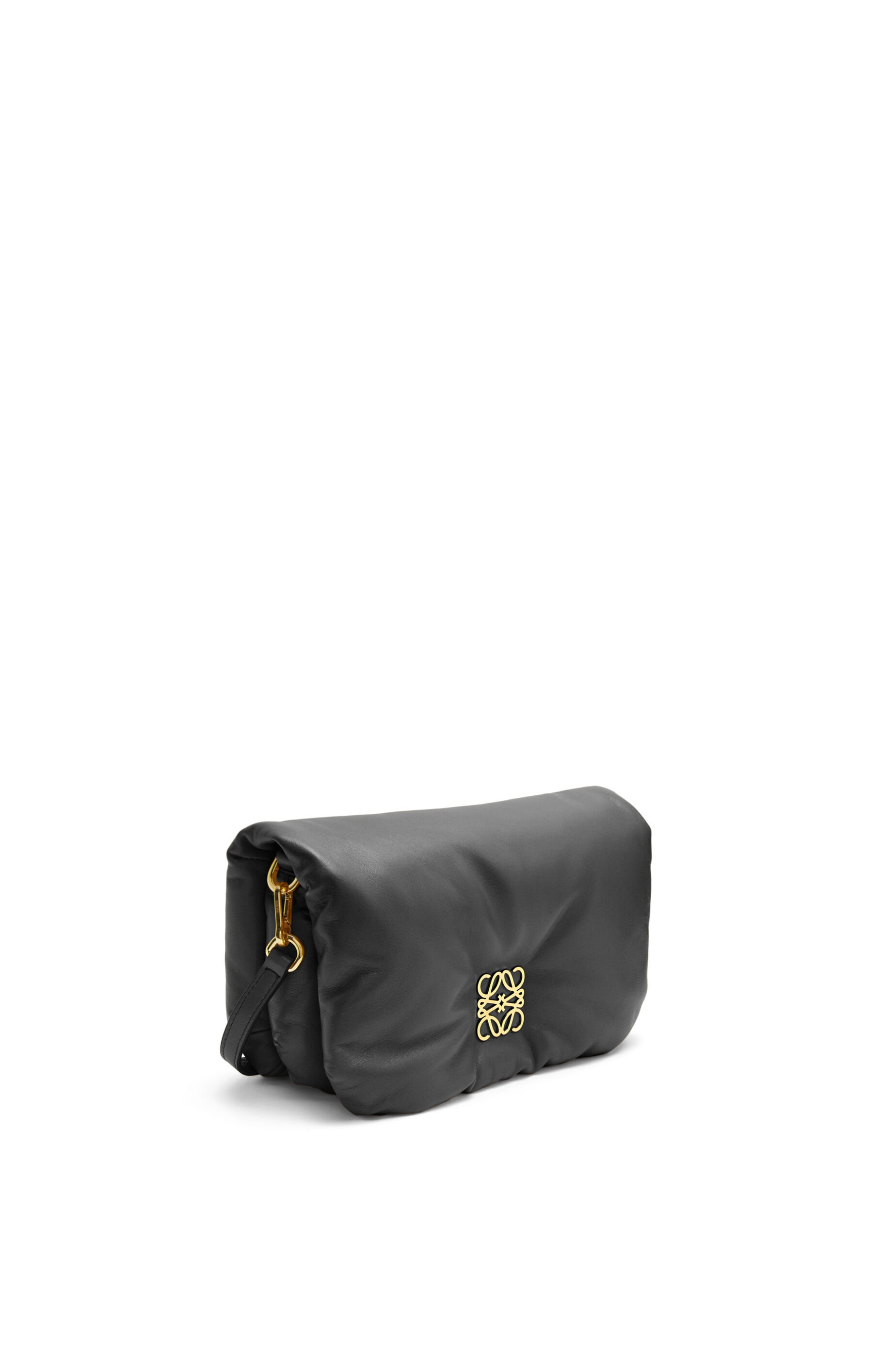 Mini Puffer Goya bag in shiny nappa lambskin