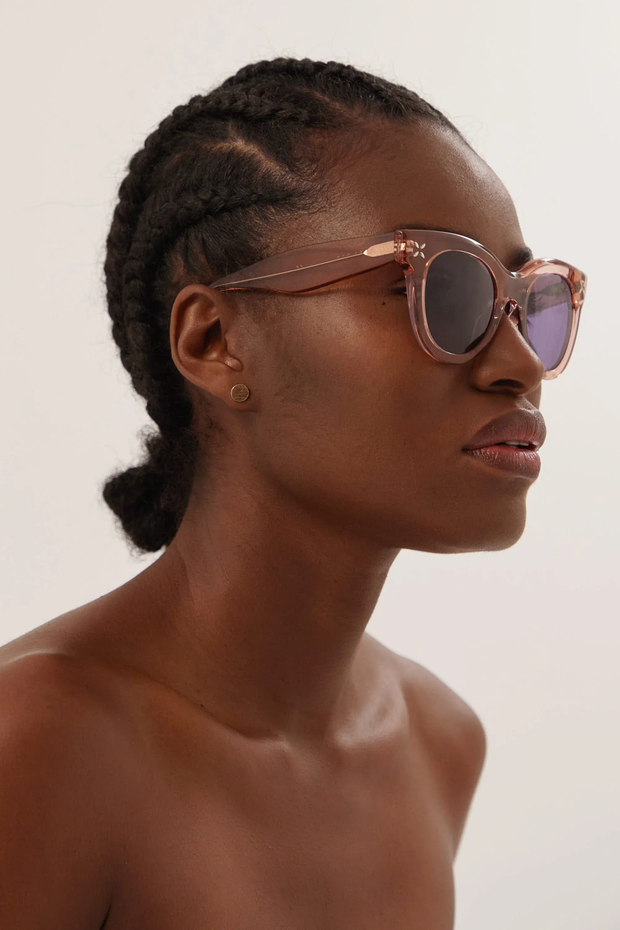 Alaia pink cat eye sunglasses