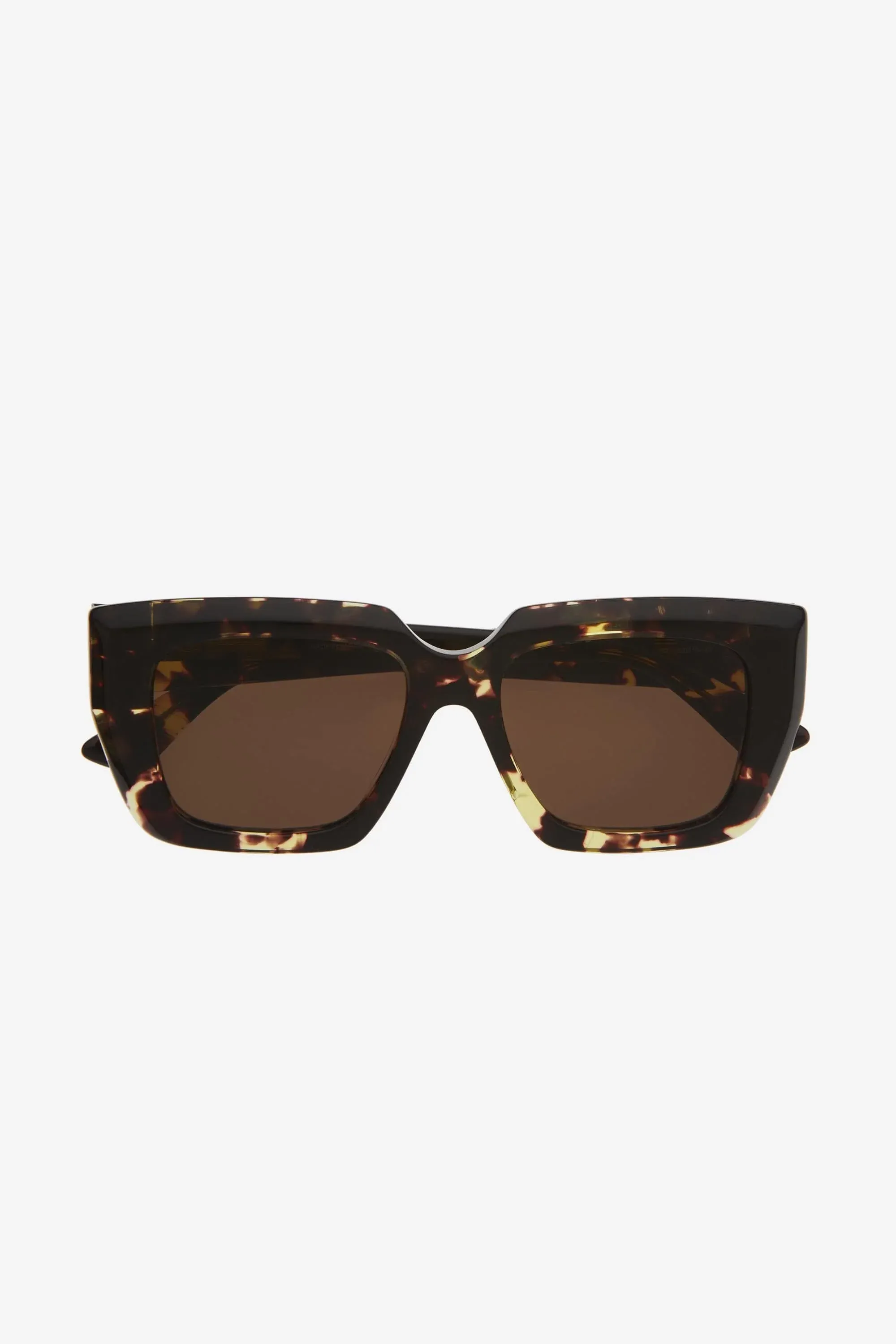 Bottega Veneta bold acetate femenine havana sunglasses