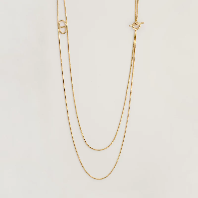 Chaine d'ancre Danae long necklace