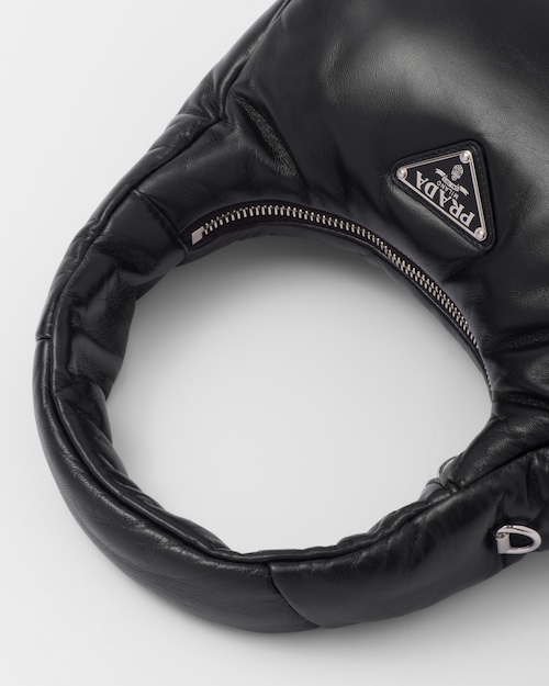 Prada Soft padded nappa leather mini-bag - Black