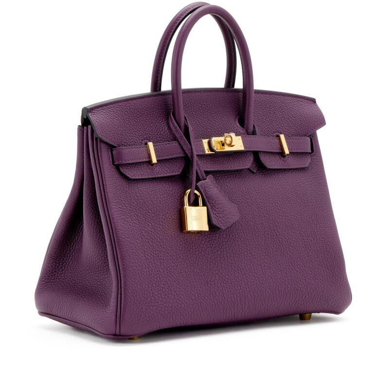 Cassis Togo Birkin 25 Gold Hardware