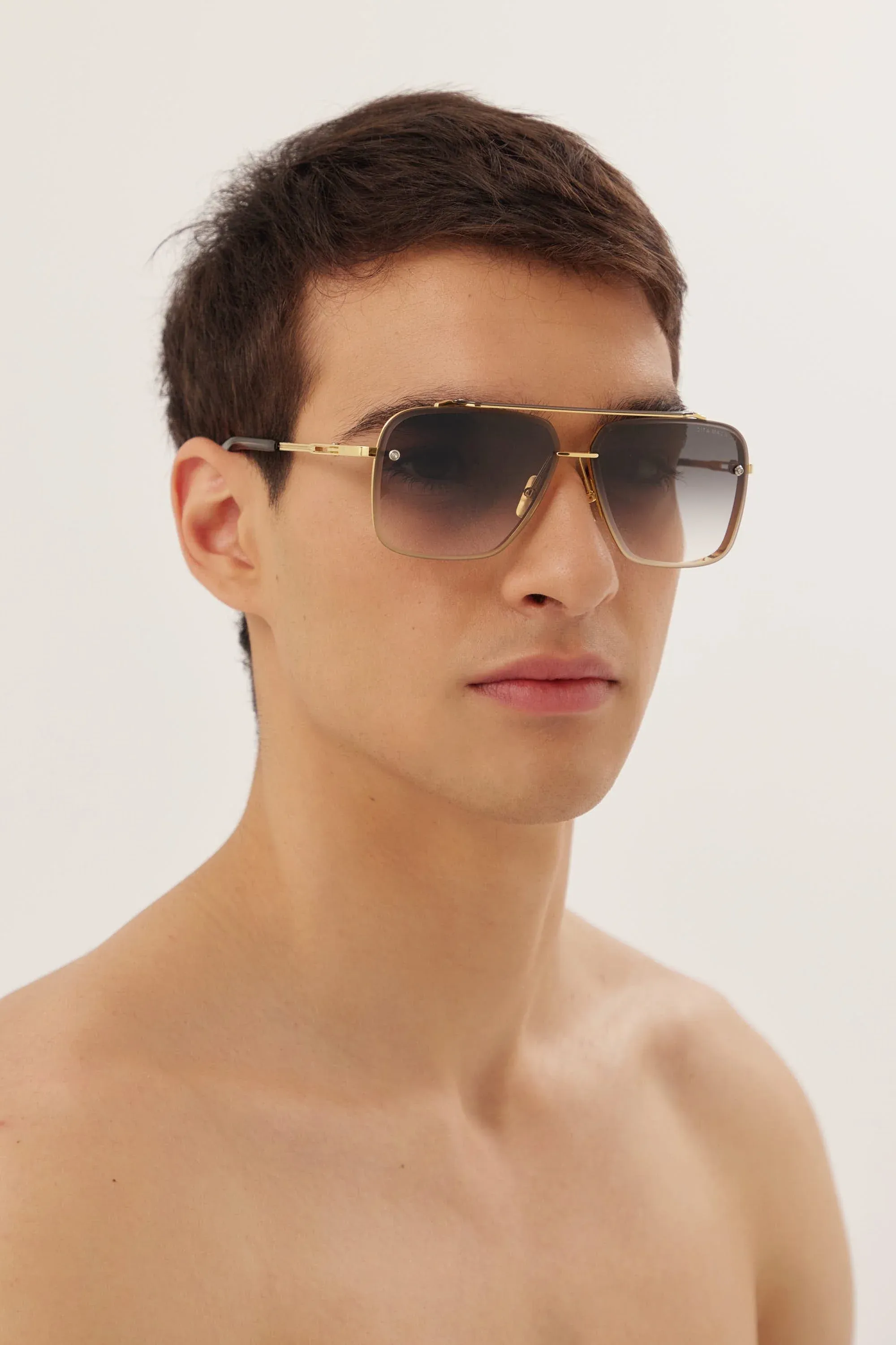 Dita MACH-SIX grey and gold caravan sunglasses