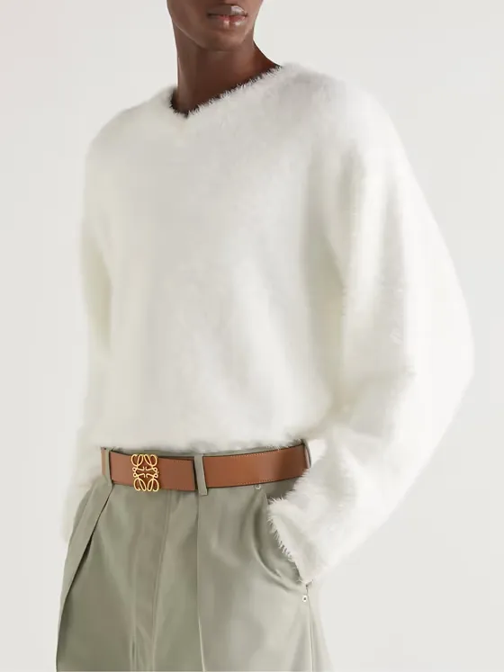 4cm Reversible Leather Belt