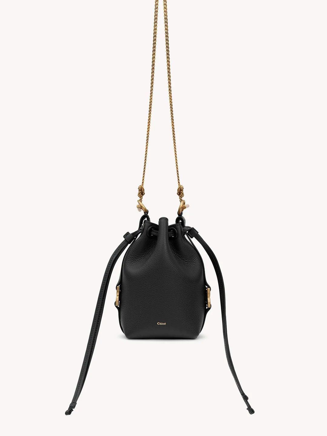 MICRO MARCIE BUCKET BAG IN GRAINED LEATHER