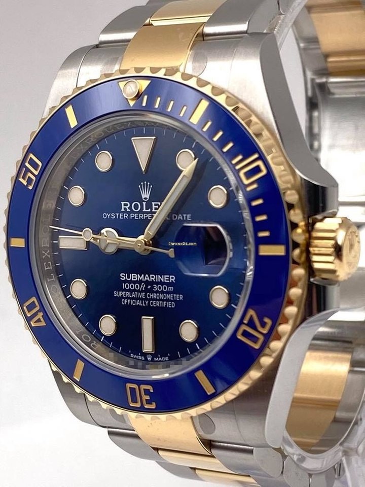Submariner Date 41mm Blue Dial Two Tone 126613LB 2021 Unworn