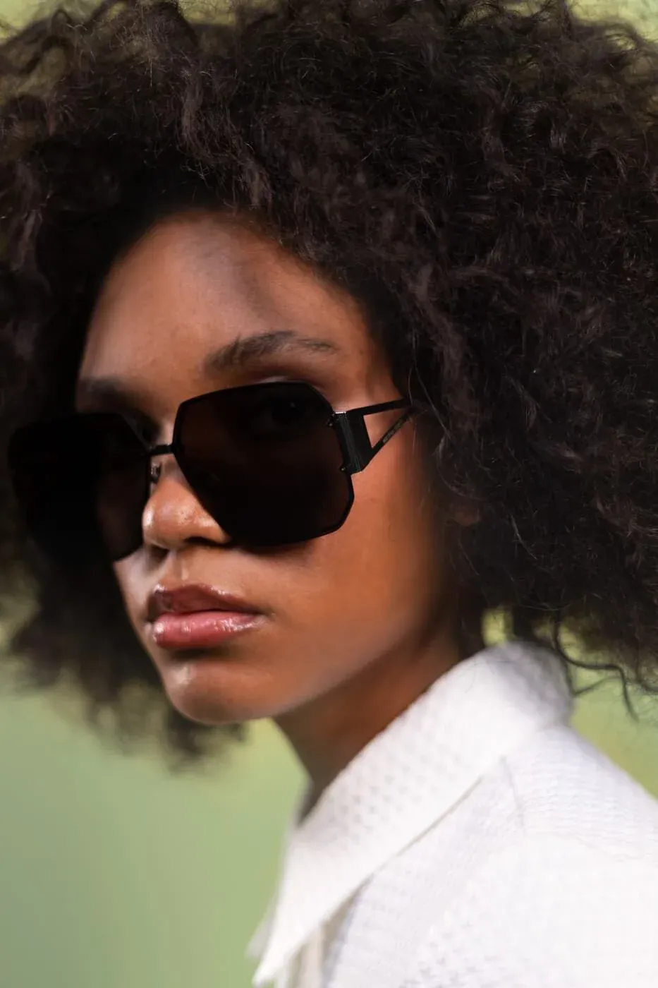 Bottega Veneta oversized squared sunglasses