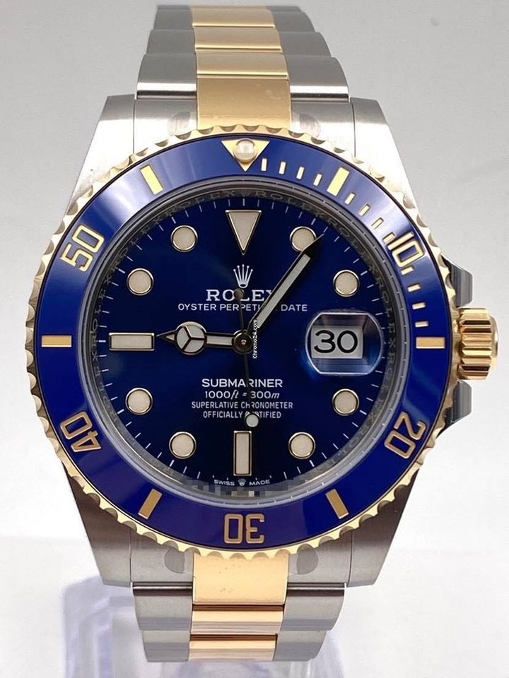 Submariner Date 41mm Blue Dial Two Tone 126613LB 2021 Unworn