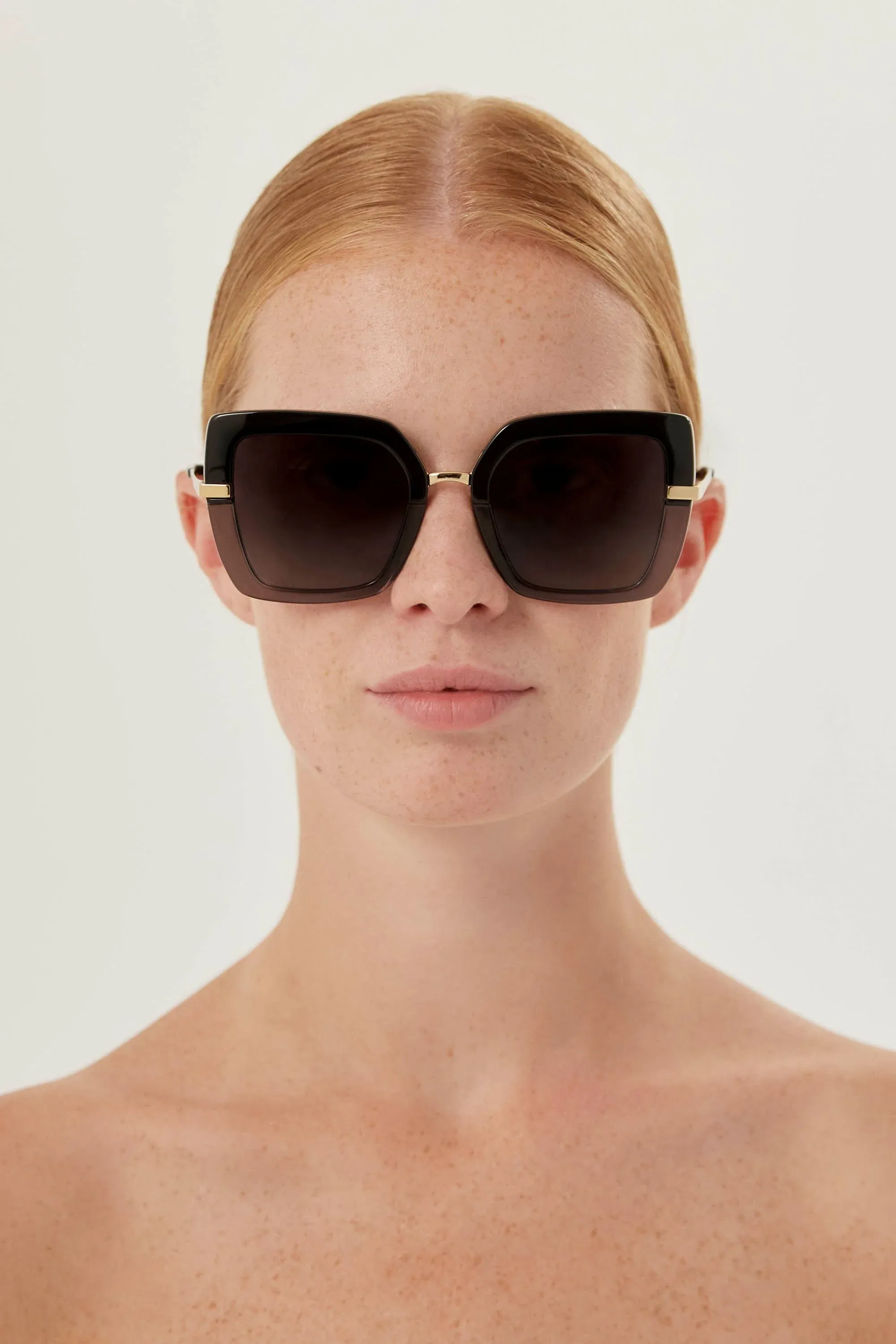 Dolce&Gabbana cat eye double colored sunglasses