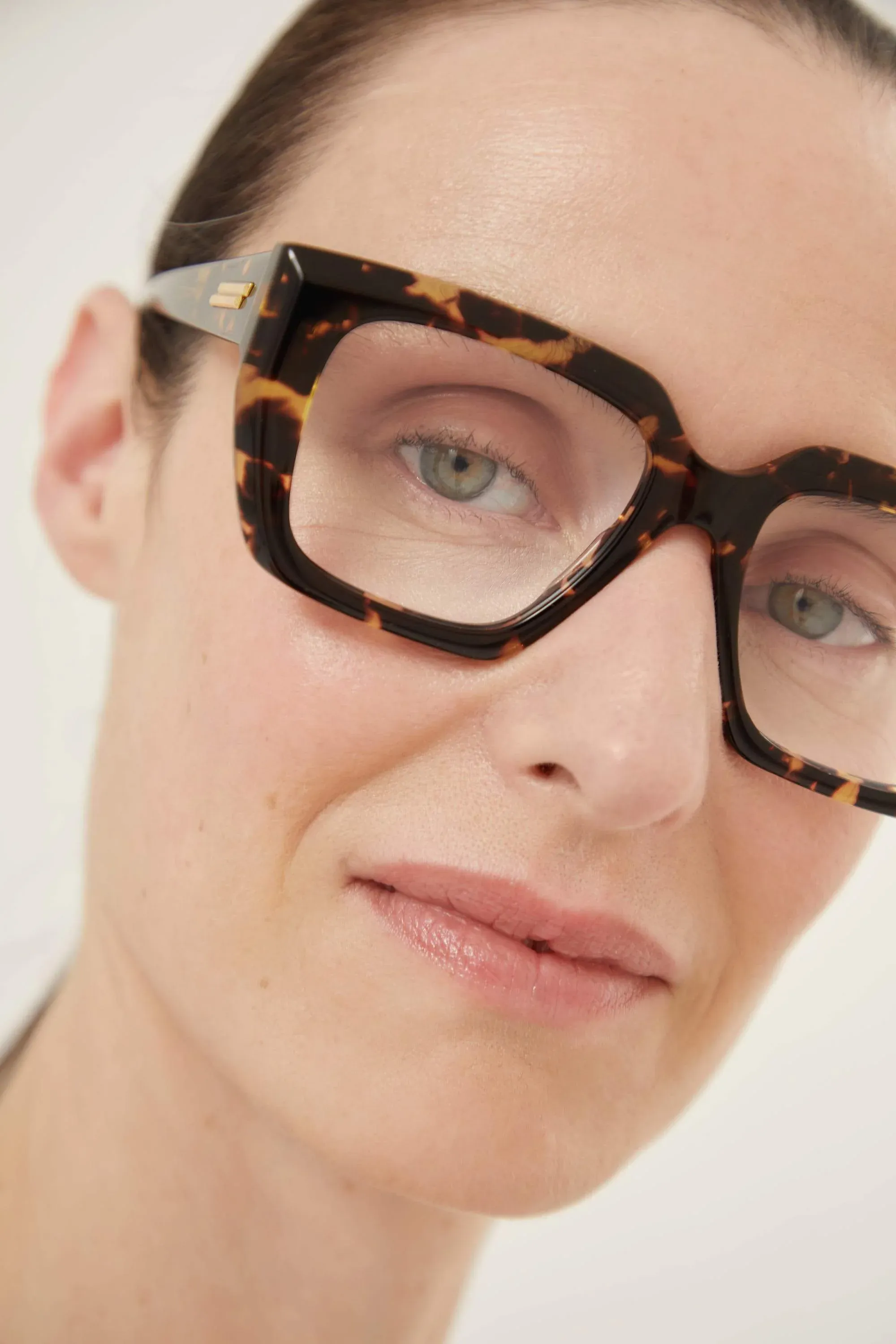 Bottega Veneta oversized acetate frame