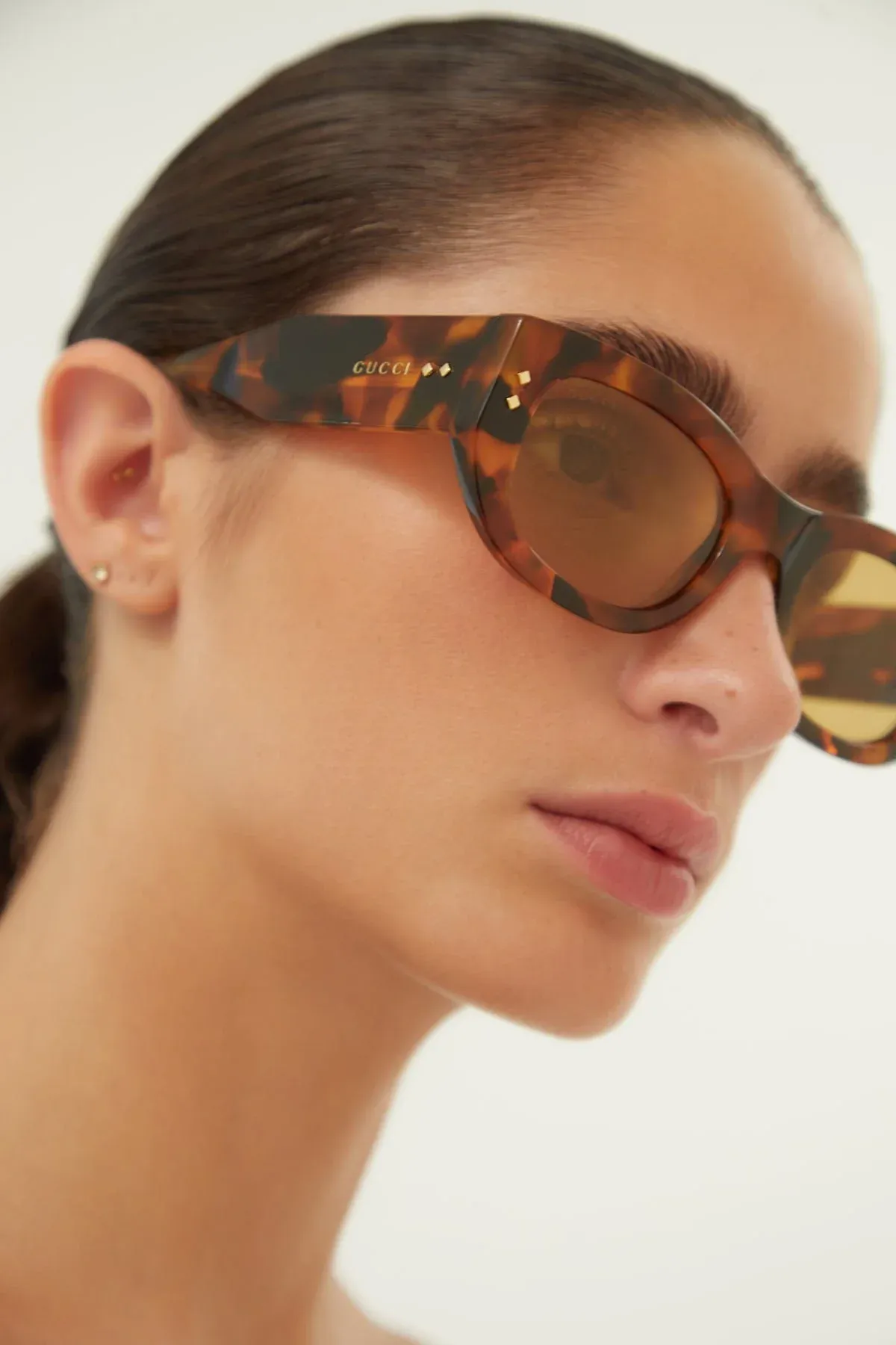 Gucci havana bold sunglasses