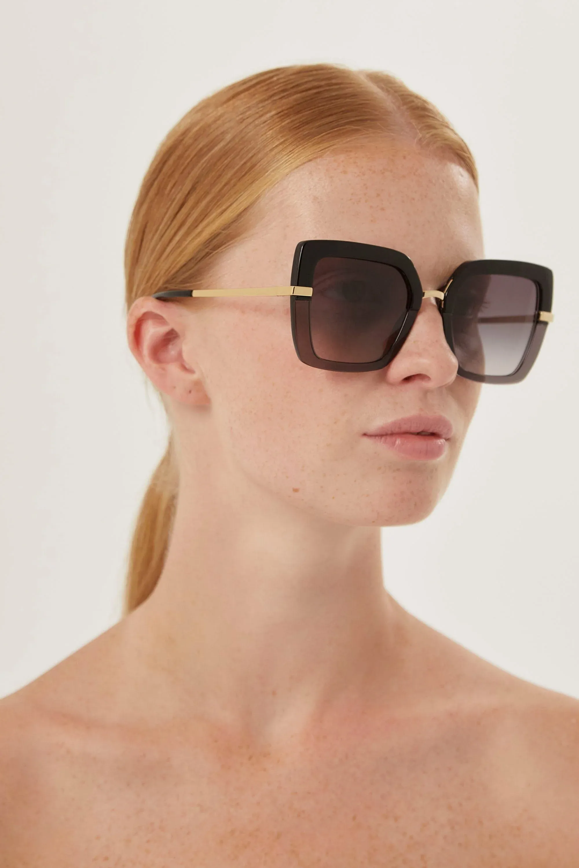 Dolce&Gabbana cat eye double colored sunglasses