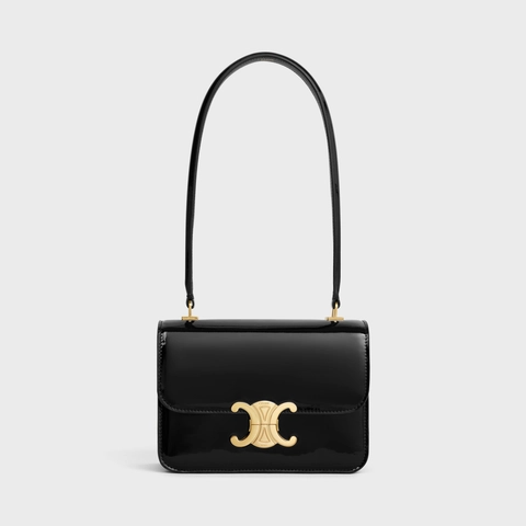 TEEN GARANCE BAG IN PATENT CALFSKIN BLACK