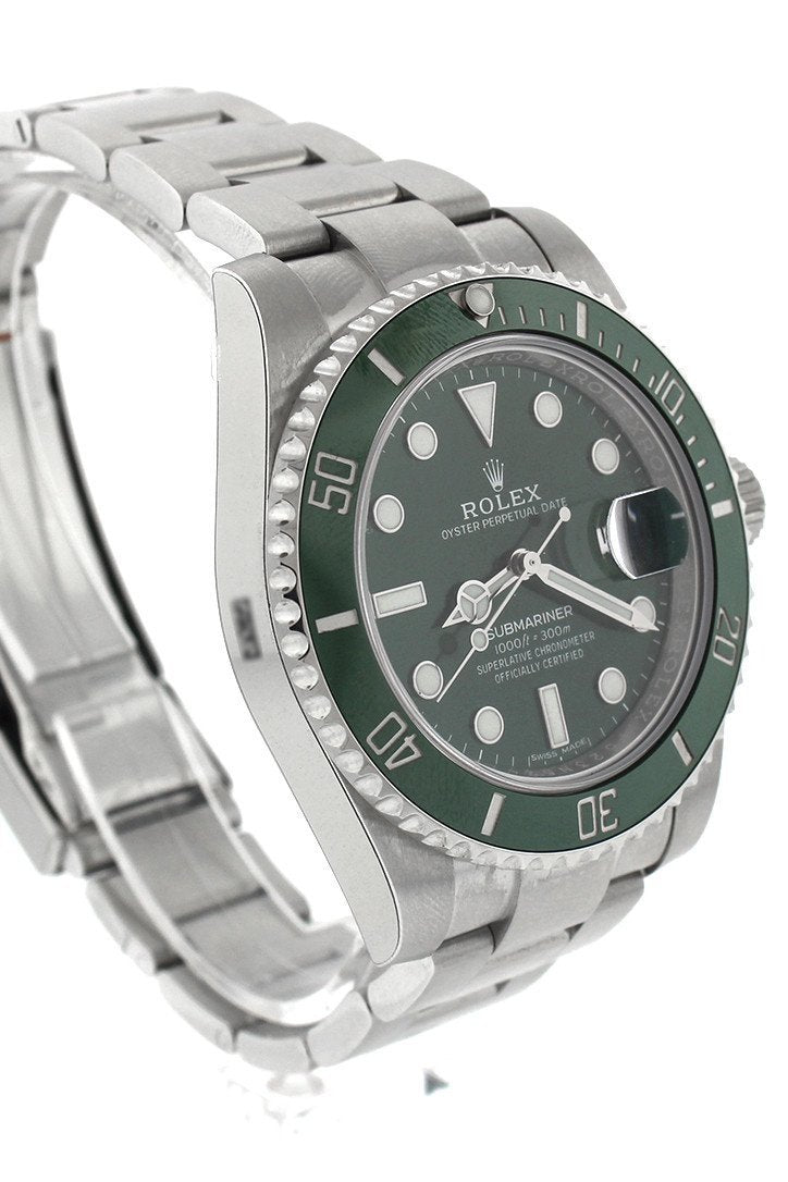 Submariner Hulk Date 40 Green Dial Mens Watch 116610LV 116610