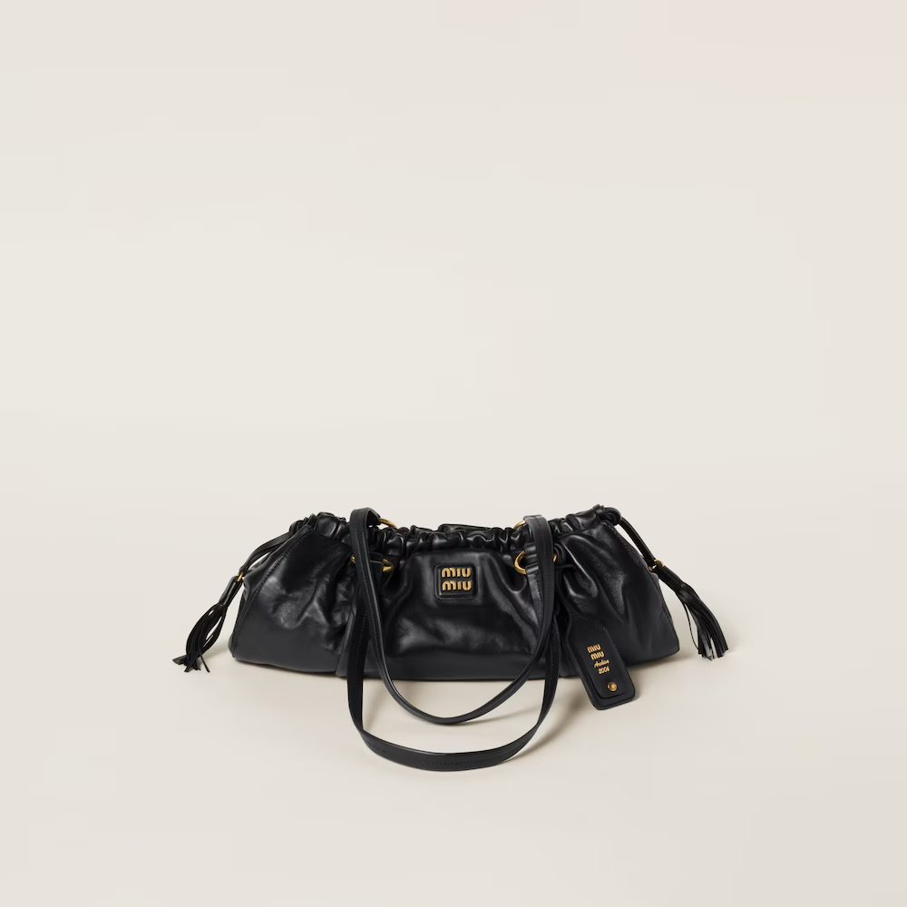 MIU MIU Joie nappa leather bag