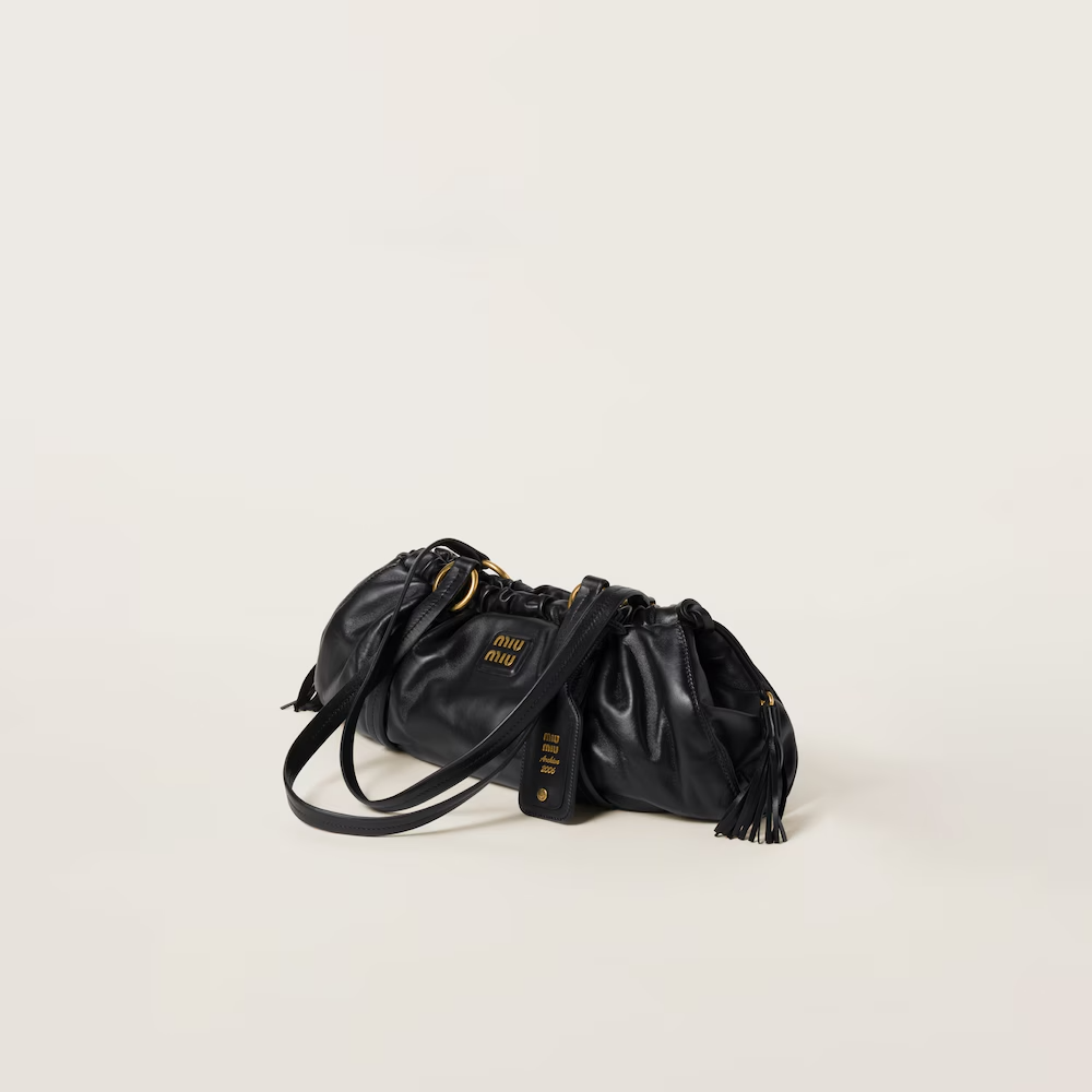 MIU MIU Joie nappa leather bag
